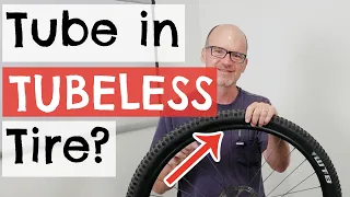 Installing a Bike Tube in a Tubeless Tire
