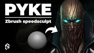 Pyke | Zbrush to Photoshop | Long #speedart #zbrush