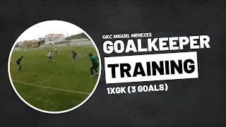 GOALKEEPER TRAINING: 1xGK with 3 goals