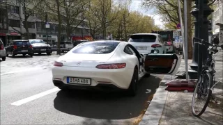 Mercedes AMG GT S Start-Up, Accerlation, Powerslide