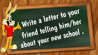 Write a letter to your friend telling him/her about your new school # The English Educator #