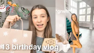 My 13 birthday vlog! || grwm