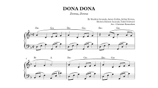 Donna, Donna - Piano