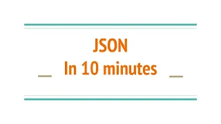 JSON | JSON in 10 Minutes | Learn JSON | JSON Tutorial | JSON Basics| JavaNextLevel | #JavaNextLevel