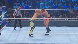 Gunther destroys Ricochet with a devastating chop