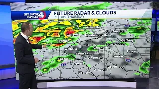 Storms possible Wednesday and Thursday