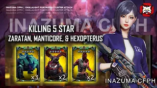 Crossfire PH : Defeating 5 Star Zaratan, Manticore, & Hexopterus on Onslaught Fortress CA ZA4