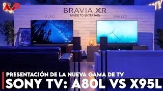 Presentación de los nuevos televisores Bravia de 2023: comparativa OLED Sony A80L vs X95L MiniLED