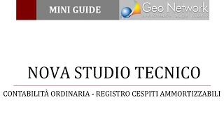 NOVA Studio Tecnico - Il registro cespiti ammortizzabili