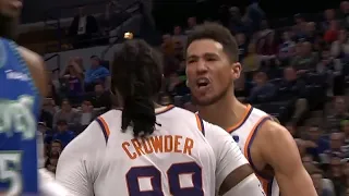 Pat Bev ATTACKS Devin Booker after he TRASHTALKS his teammate D'Angelo Russell with a MASSIVE dunk 😱