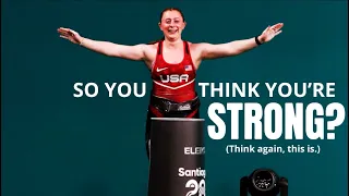 The 71kg AMERICAN FEMALE that can out LIFT you (and me)