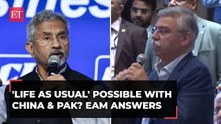 'Life as usual' possible with China & Pak? Jaishankar tells biz world apply national security filter