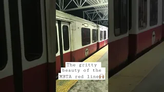 The gritty beauty of the MBTA redline subway train in Boston. #shorts #boston