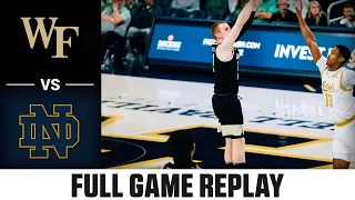 Wake Forest vs. Notre Dame Full Game Replay | 2023-24 ACC Men's Basketball