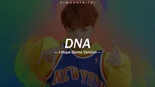 BTS (방탄소년단) - 'DNA (J-Hope Demo Version)' || [Traducida al español | Hangul Lyrics]