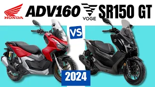 Honda ADV 160 vs Voge SR150 GT | Side by Side Comparison | Specs & Price | 2024