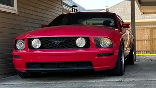 2005 Mustang GT Detroit Rocker cams LTs O/R X and MAC axleback idle and revs