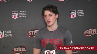 Chicago Steel Forward Nick Moldenhauer Postgame - Dec. 3, 2021 vs. DBQ