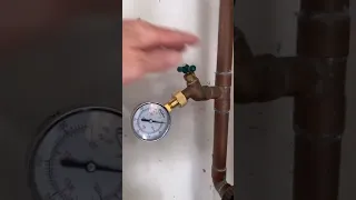 How to detect a water leak with a pressure gauge...