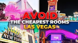 Should you AVOID these 5 Hotels on the Las Vegas Strip? (Cheapest Rooms)