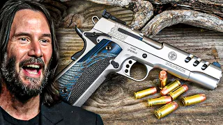 Keanu Reeves Shows His TOP 8 Private Gun Collection