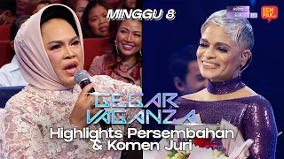 Gegar Vaganza 9 - Highlights Persembahan & Komen Juri | Minggu 8