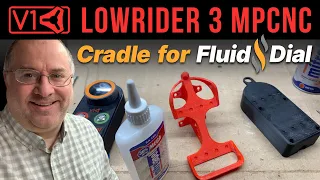 LowRider v3 CNC - Cradle for Fluid Dial Pendant on LR3's YZ plate