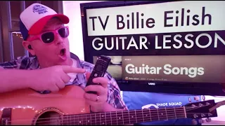 How To Play TV - Billie Eilish Guitar Tutorial (Beginner Lesson!)