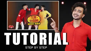 Teri Bhabhi Dance Tutorial | Step By Step | Coolie No 1 | Vicky Patel Choreography