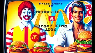 Burger King vs McDonald’s --- TV Ad - 1986 - USA