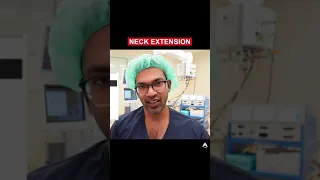 Neck Extension | #shorts #anaesthetics #cico