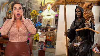 Visité el único templo de la ''Santa Muerte'' en México