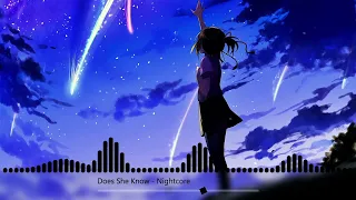 Does She Know (Acoustic) [Astrid S] - Nightcore