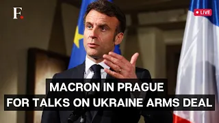 LIVE: French President Emmanuel Macron Visits Prague for Talks on Arms for Ukraine