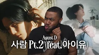 Agust D '사람 Pt.2 (feat. 아이유)' Official MV Reaction!