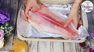 Now I cook ANY FISH in the oven ONLY THIS! A quick dinner! Incredibly tasty and fast