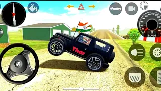 Dollar (song) modified Mahindra black Thar 👿 || indian cars simulator 3d || android gameplay #11