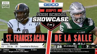 St. Frances Academy (MD) vs. De La Salle (CA) Football - ESPN Broadcast Highlights