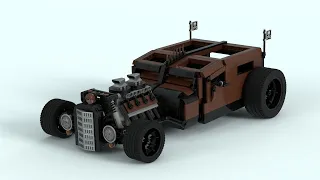 How to build a Lego Desert Pirates Hot Rod (Mad Max)