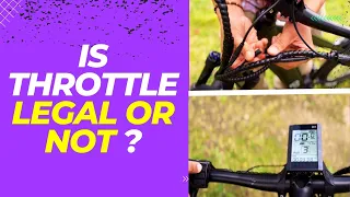 Are throttle electric bikes legal? 🚲 | Making e-bike with throttle legal 🛠️