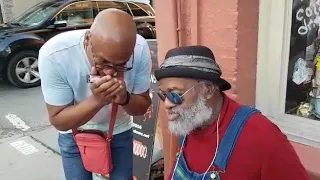 Grandpa Elliott with Ian Forbes New Orleans 2018