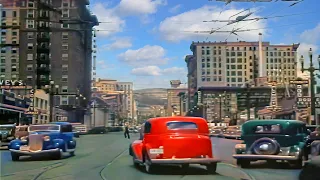 Utah 1940s in color [60fps, Remastered] w/sound design added