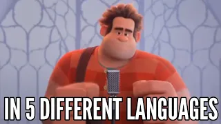 Ralph Breaks the Internet - Ralph Roll in 5 different languages