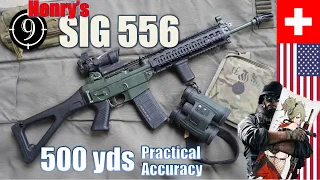 SIG 556 [ American SG 551] 500yds: Practical Accuracy | Henry's "AK5c at home"