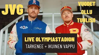 JVG - Tarkenee + Ikuinen Vappu Live (Vuodet Ollu Tuulisii, Olympiastadion, Helsinki) 12.8.2023