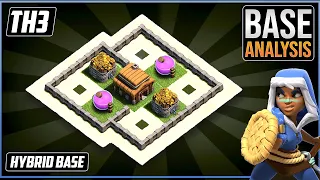 The BEST TH3 HYBRID/TROPHY Base 2021!! | Town Hall 3 (TH3) Hybrid Base Design - Clash of Clans