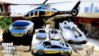 GTA 5 - Stealing RARE EXPENSIVE CARS With Franklin | (Real Life Cars #21)