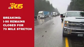 BREAKING: I-90 closed for 70 mile stretch