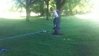 My first time on a slackline