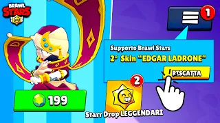 HO ROTTO BRAWL STARS! Riscatto 2 Skin "Edgar Ladrone" + 2 Starr Drop LEGGENDARI!